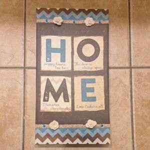 Rustic Home Wall Decor with Chevron Pattern
